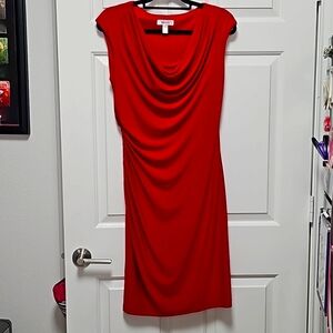 ✨️Gorgeous Dress Barn Red Hot Dress Size 10